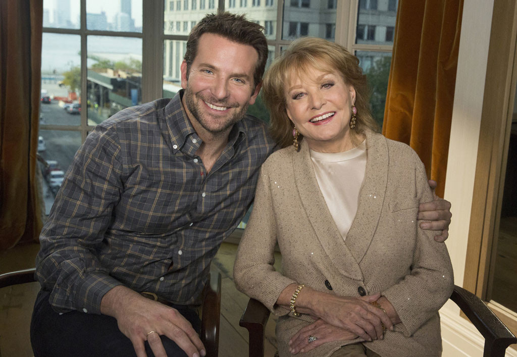 Barbara Walters, Bradley Cooper Barbara Walters, Bradley Cooper